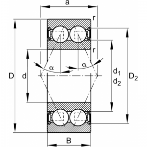 Подшипник 30/6-B-2RSR-TVH FAG