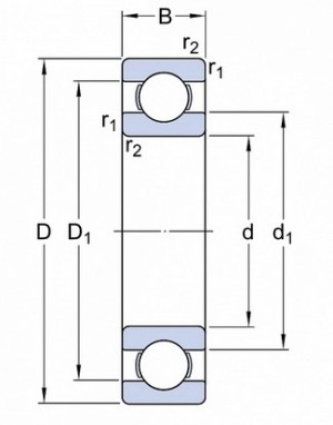 Подшипник 6404/С3 SKF