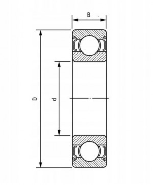 Подшипник 6405-2RS1/С3 SKF