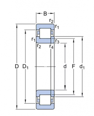 Подшипник NUP207-ECP/C3 SKF