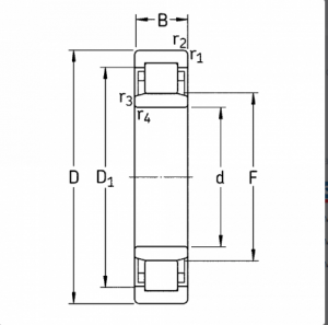 Подшипник NUP306-ECP/C3 SKF