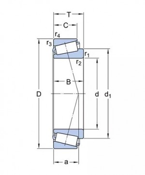 Подшипник 32018 X/Q SKF