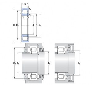 Подшипник NUP2216 ECP/C3 SKF