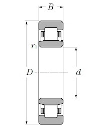 Подшипник NJ 211 ETVP2 FAG