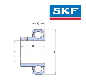 Подшипник YAT204 SKF