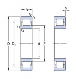 Подшипник NU310-ECP/C3 SKF