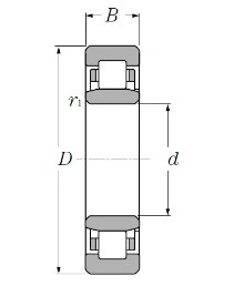Подшипник NJ 211 ETVP2
