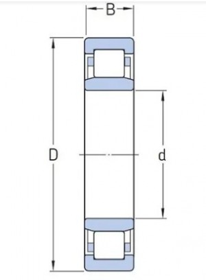 Подшипник NJ 308 E-TVP2