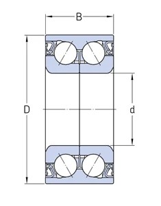Подшипник DAC 40720033-2RS2 KOYO