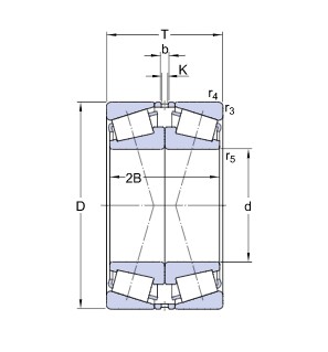 Подшипник 32022 X/DFC200 SKF