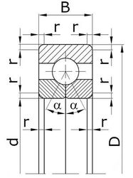 Подшипник 85-1126928Р1 ЕТУ100/1