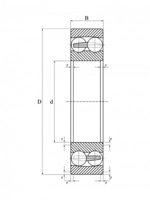 Подшипник FLT-008 (135-929 TNG FLT) – 130x172x38 NTN